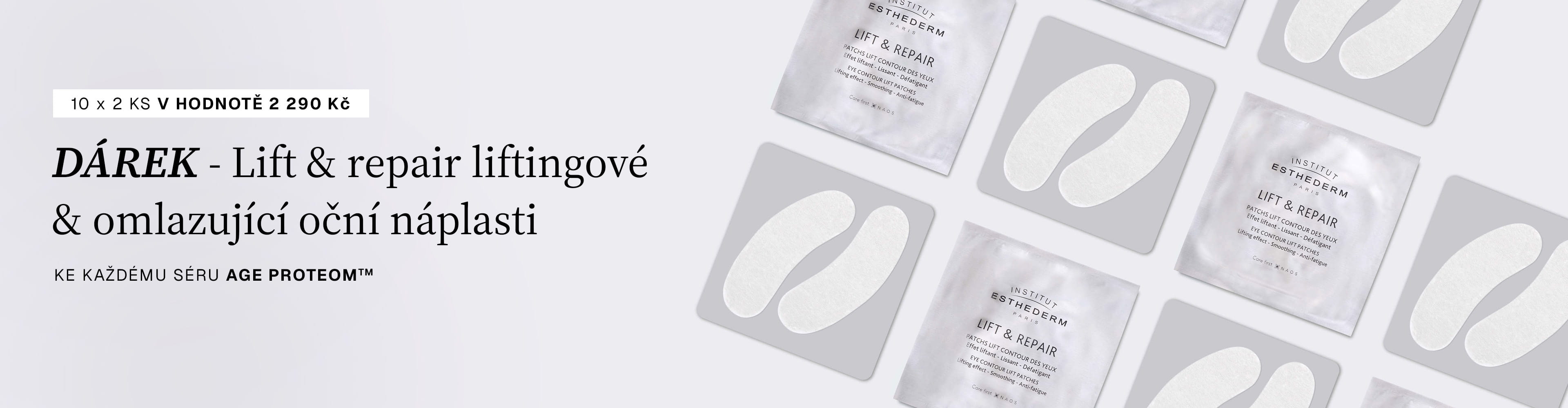 DÁREK - Liftingové oční náplasti Esthederm